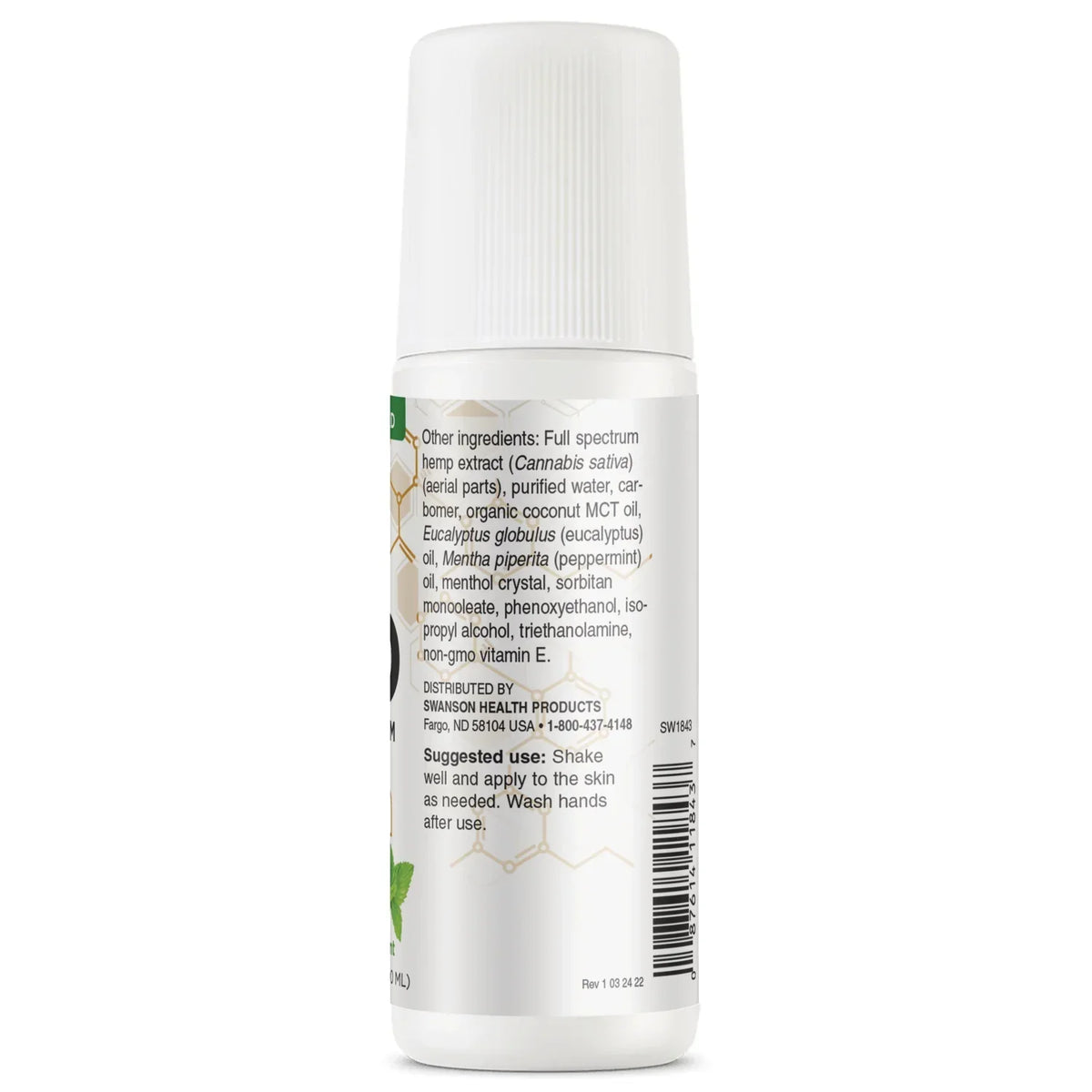 CBD Full Spectrum Roll-On - Mint