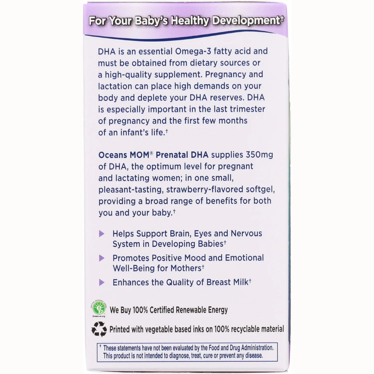 Oceans Mom Prenatal DHA - Strawberry