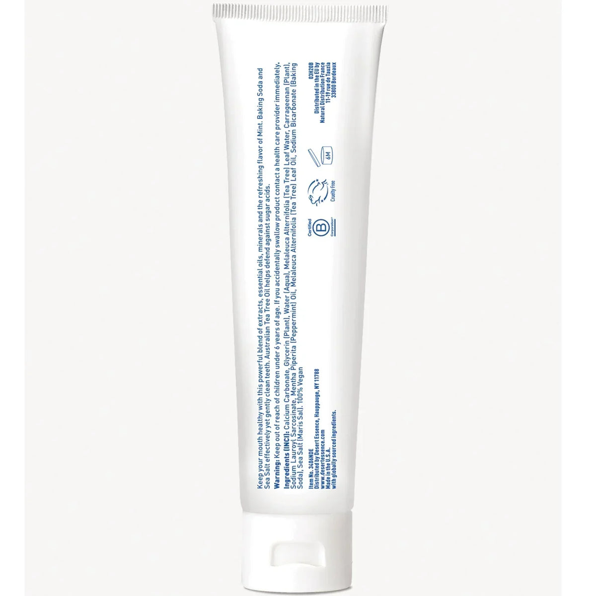 Tea Tree Oil Toothpaste - Mint
