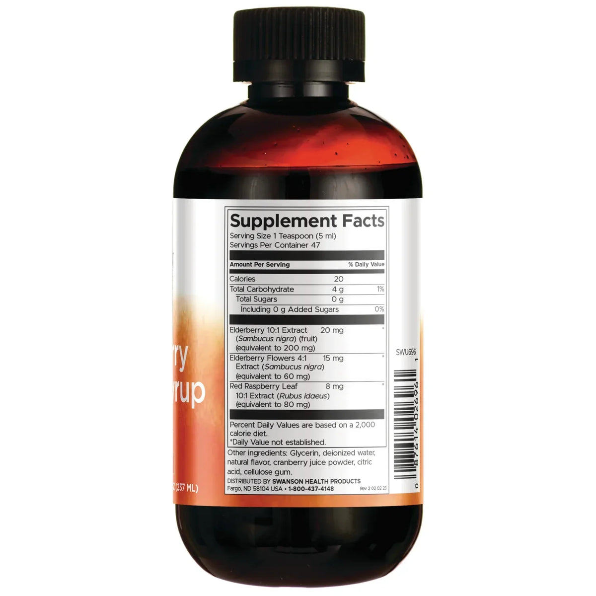 Elderberry Extract Syrup - No Sugar Added