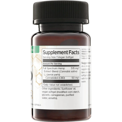 CBD Full Spectrum - Vegan Softgels