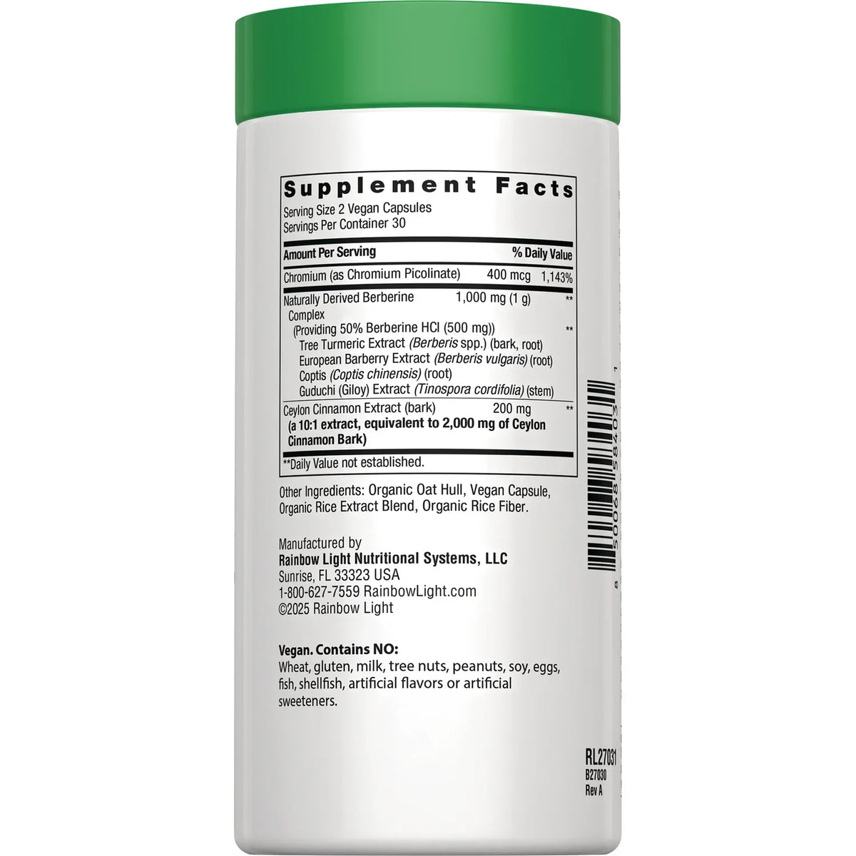 Naturally Derived Berberine Complex