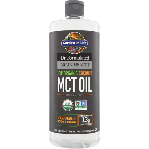 Dr. Formulated Brain Health Organic Coconut MCT Oil - Unflavored