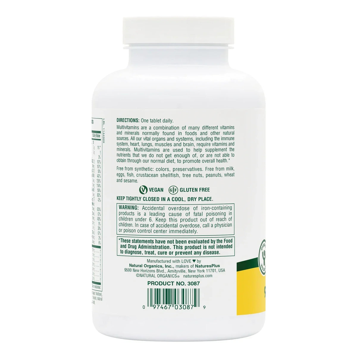 Adult's Chewable Multi-Vitamin and Mineral - Pineapple