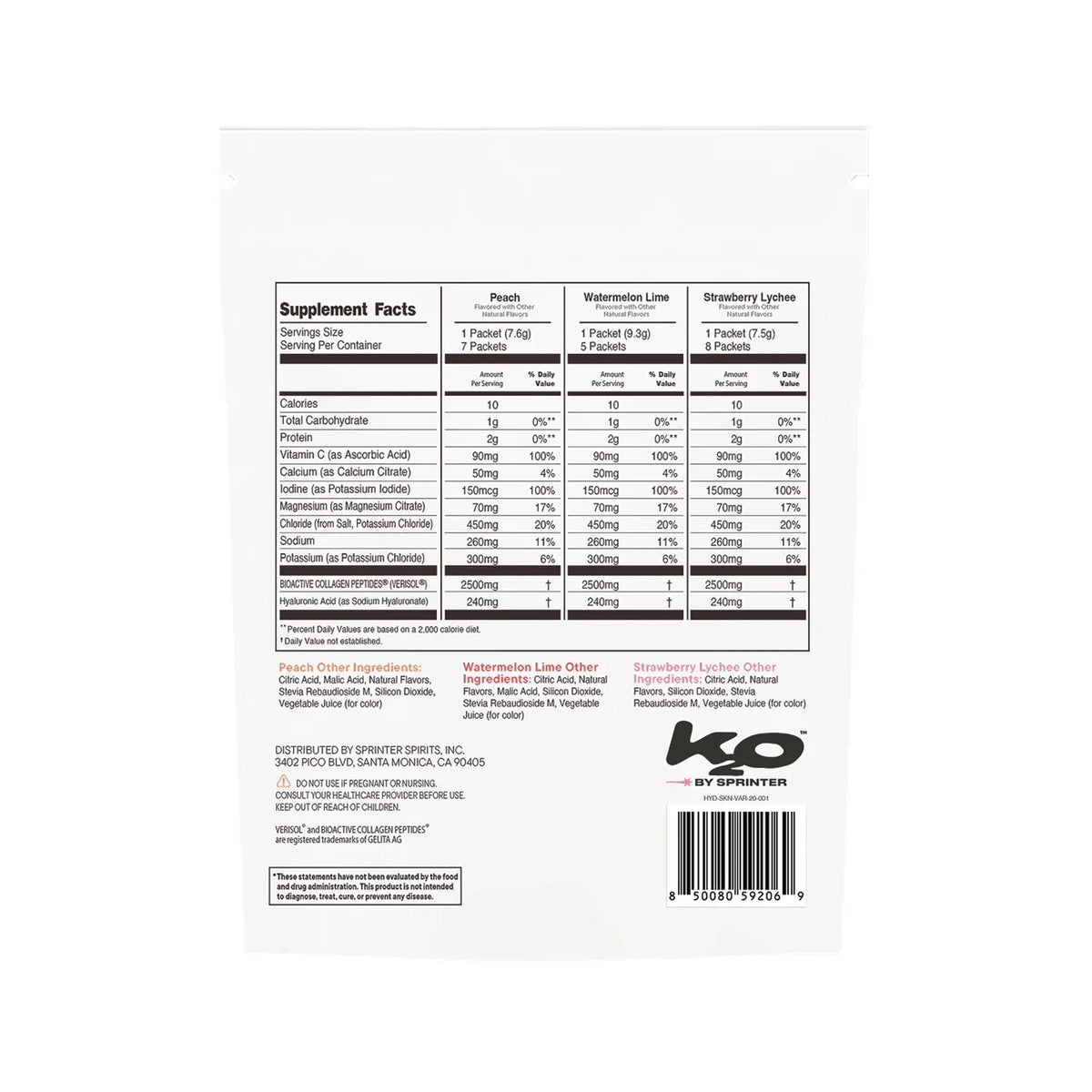 Advanced Skin Hydration Mix - Variety Pack
