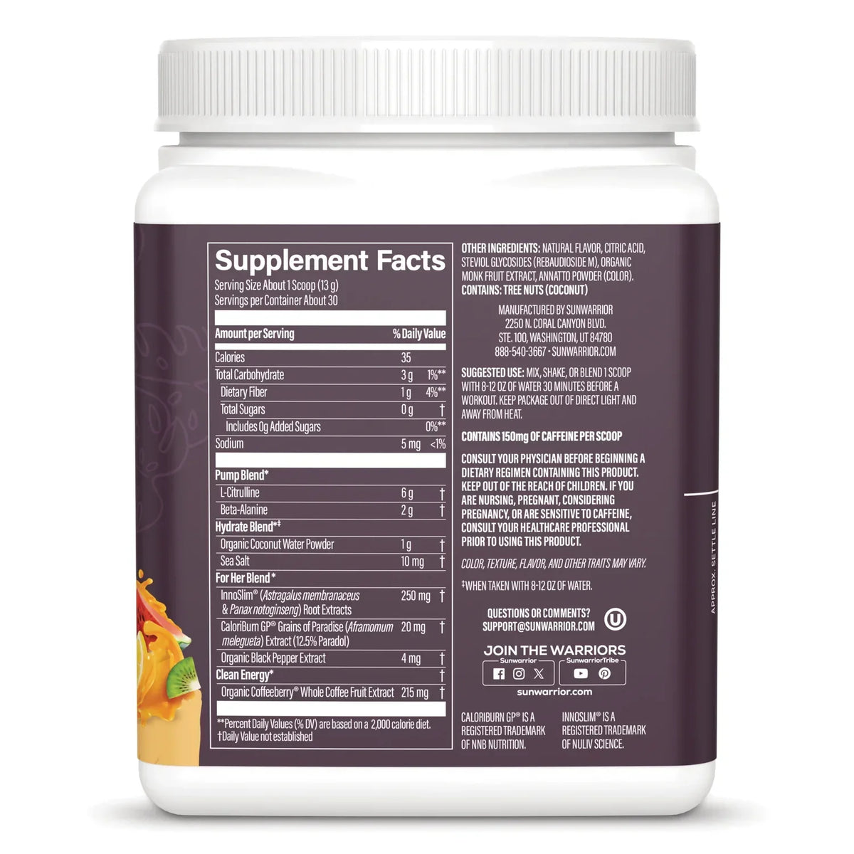 Active Pre-Workout for Her - Citrus Sunrise
