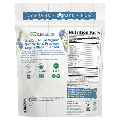 100% Organic Flax & Chia Blend