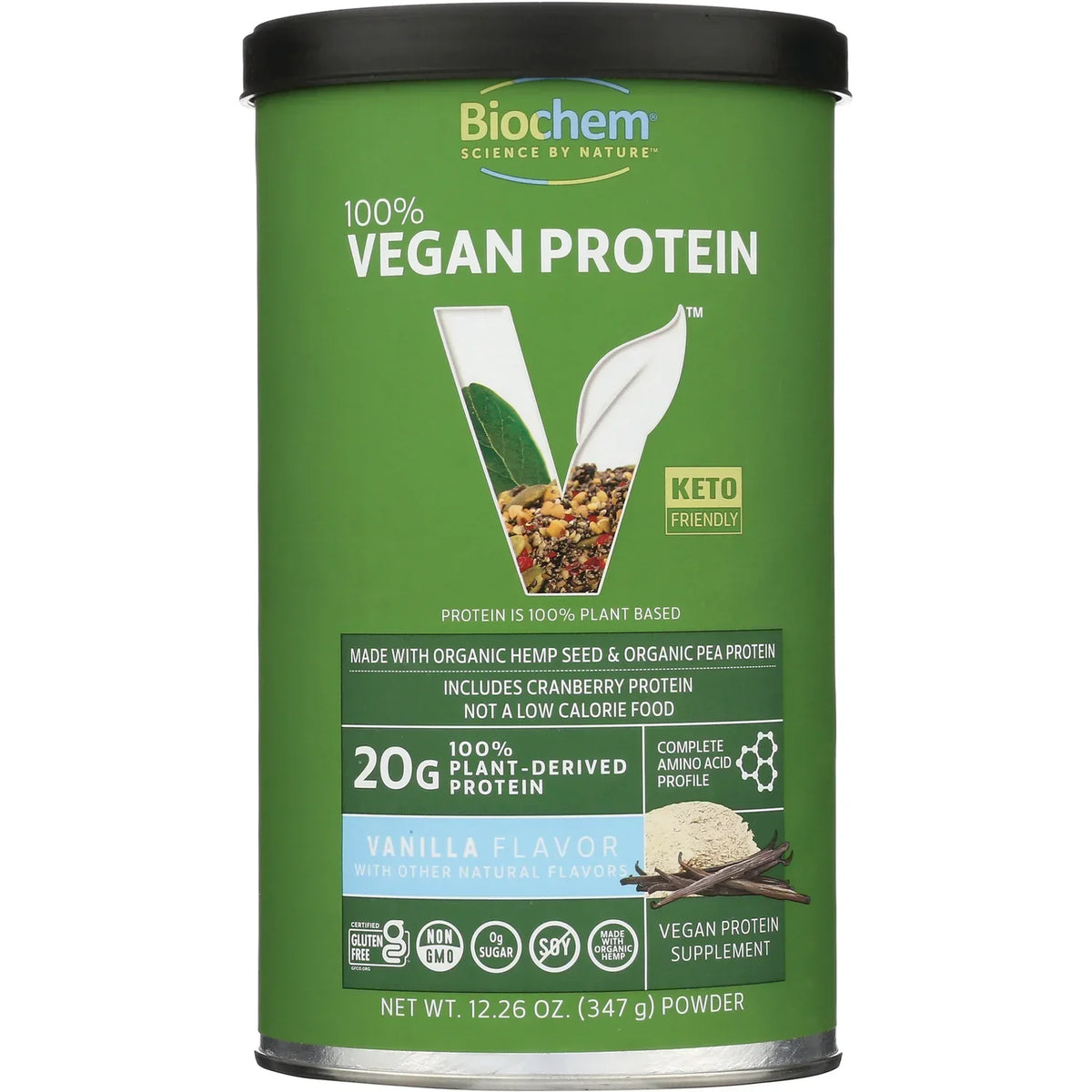 100% Vegan Protein Powder - Vanilla