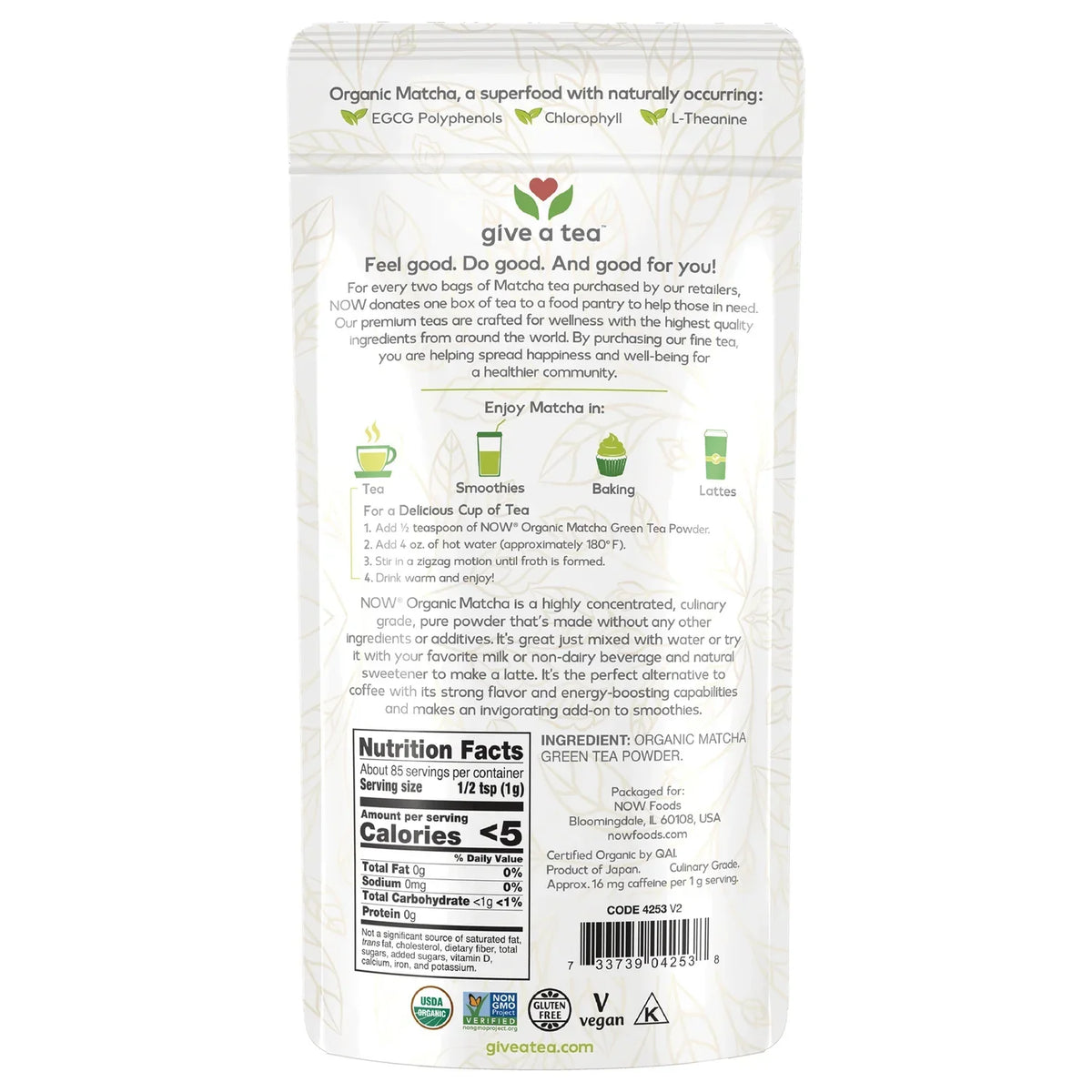 Organic Matcha Green Tea Powder