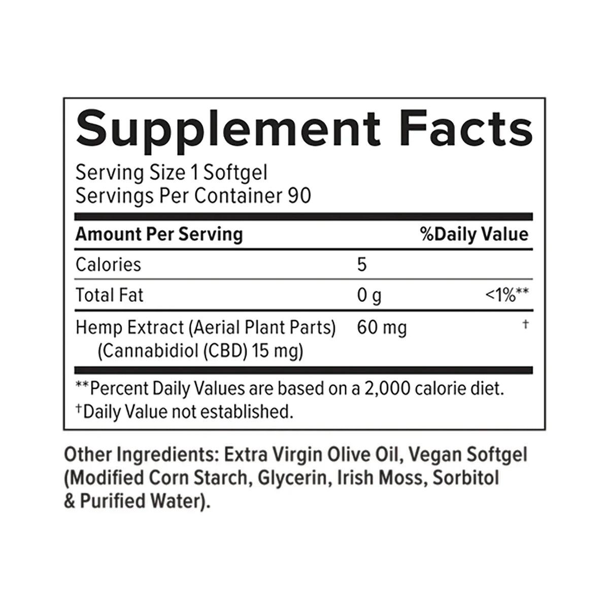 Daily Balance CBD Softgels