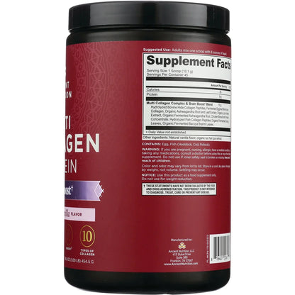 Multi Collagen Protein Brain Boost - Vanilla