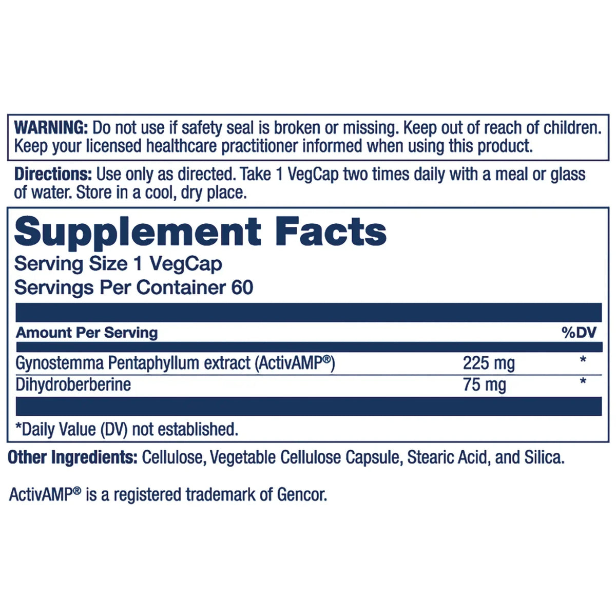 AMPK Activator with Dihydro-Berberine