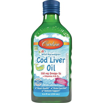 Kid's Wild Norwegian Cod Liver Oil - Bubble Gum