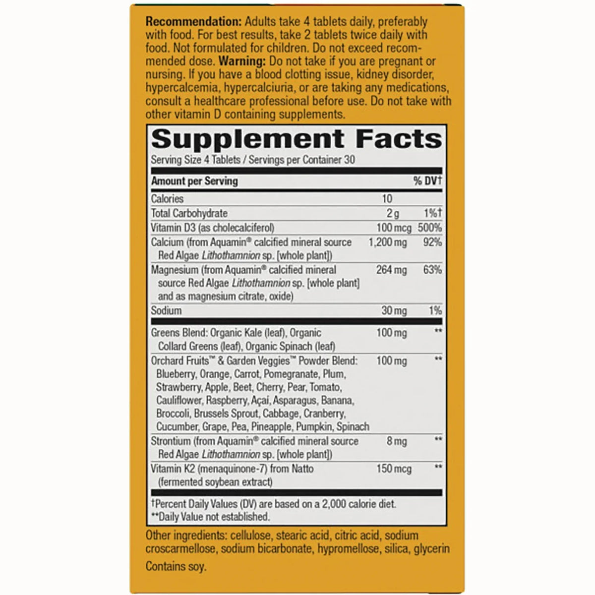 Alive! Calcium Max Absorption