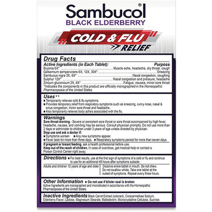 Black Elderberry Cold And Flu Relief