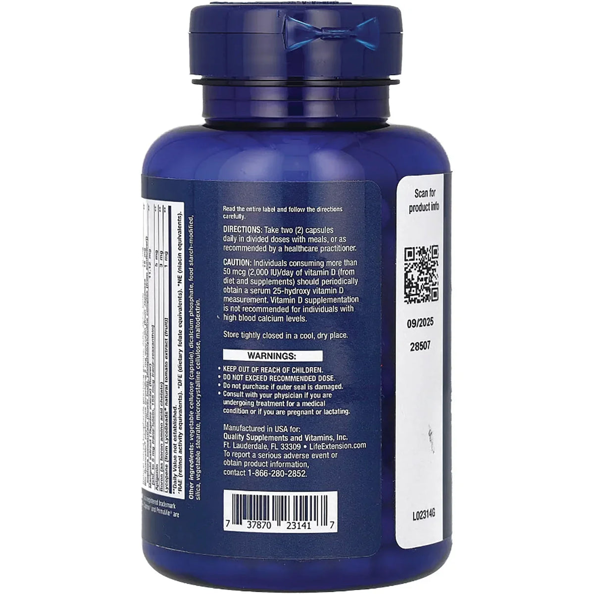 Two-Per-Day Multivitamin