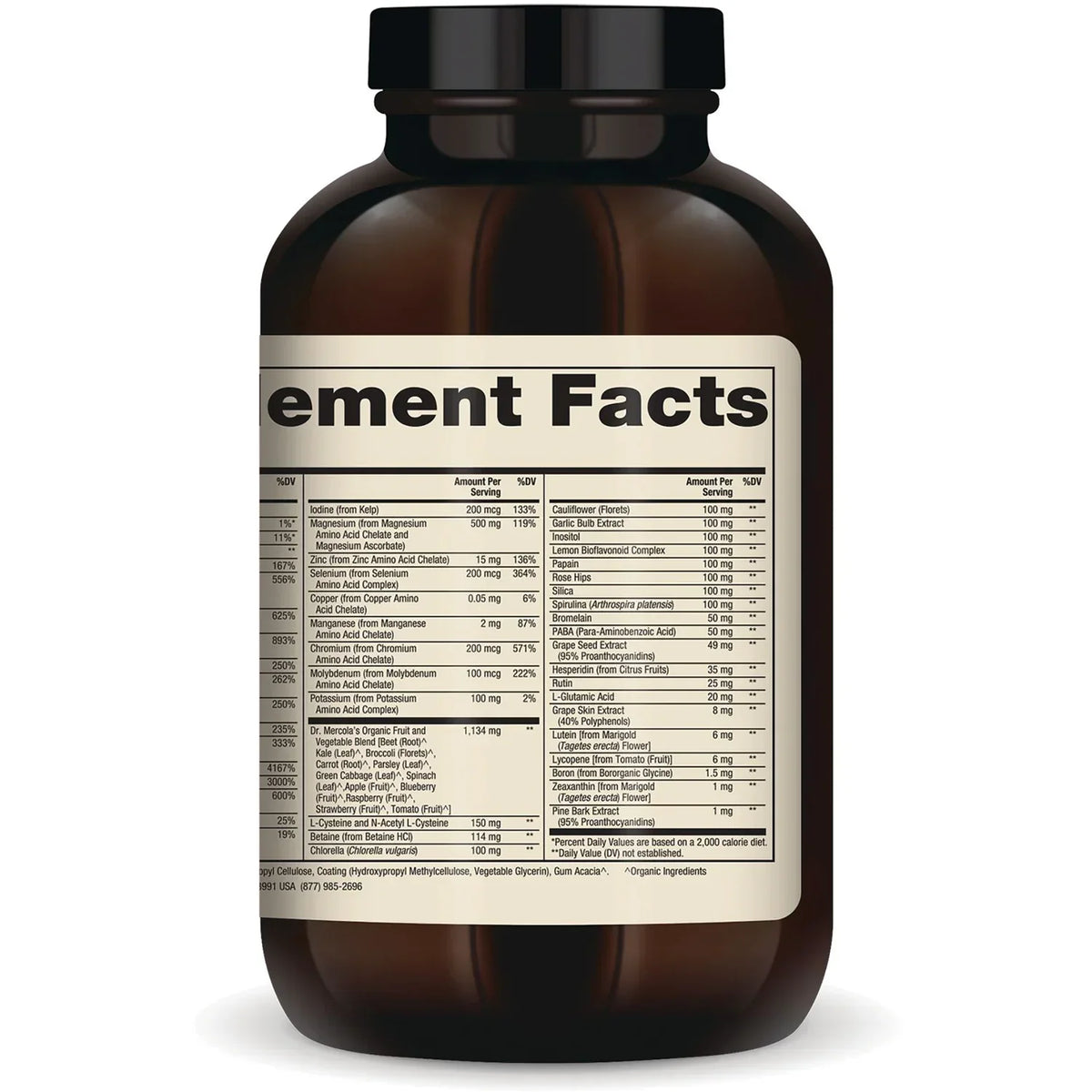 Whole-Food Complex with added Multivitamin plus Vital Minerals