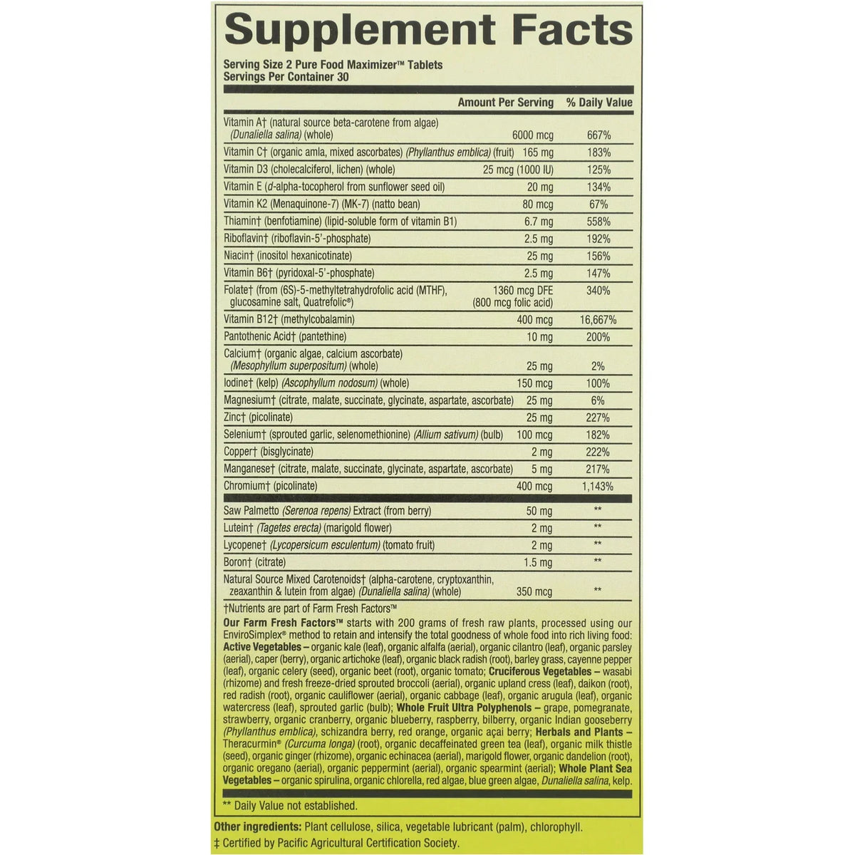 Whole Earth & Sea Men's 50+ Multivitamin & Mineral
