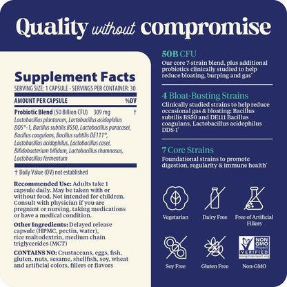SubCulture Probiotic for Bloat