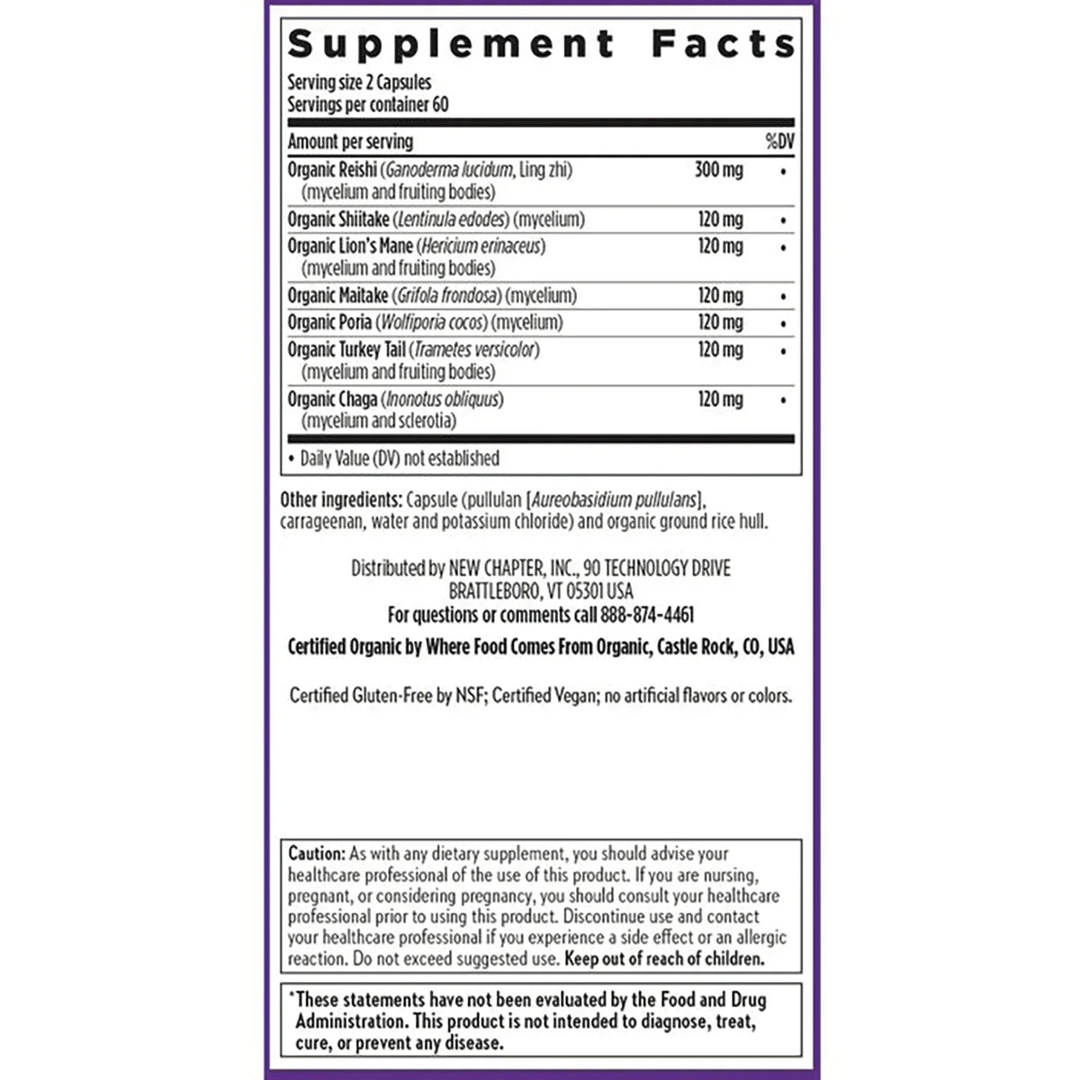 Immune Support Reishi & Shiitake Mushroom Blend