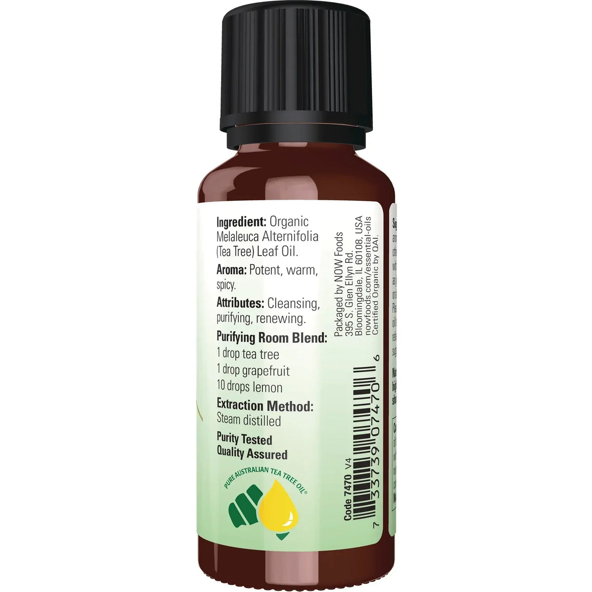 Certified Organic & Pure Tea Tree