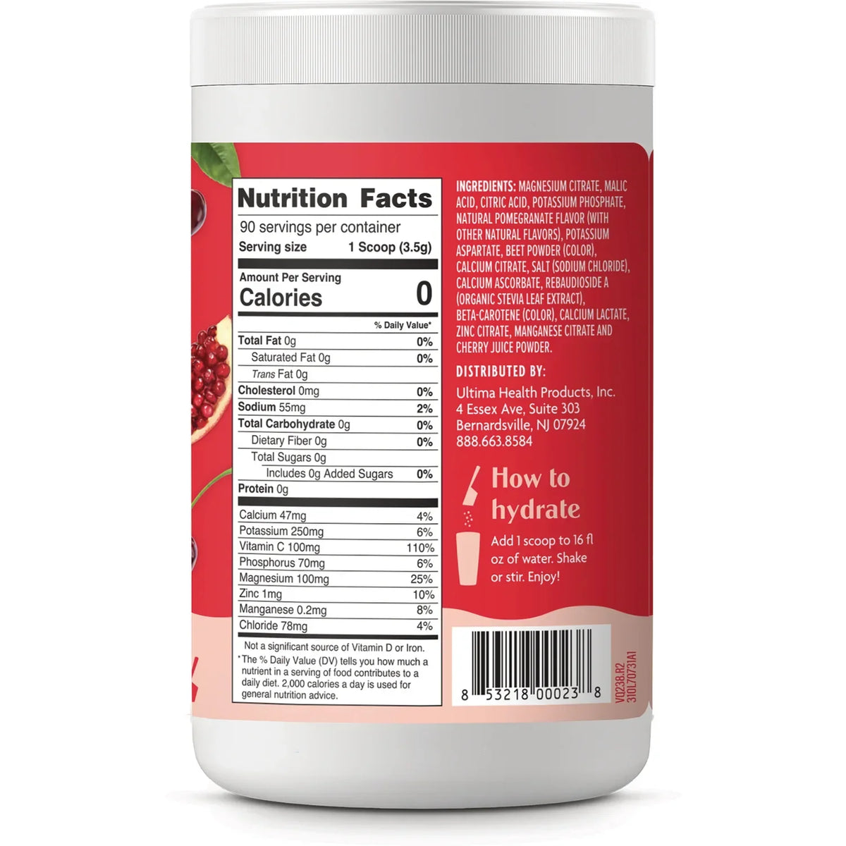 Daily Electrolyte Drink Mix - Cherry Pomegranate