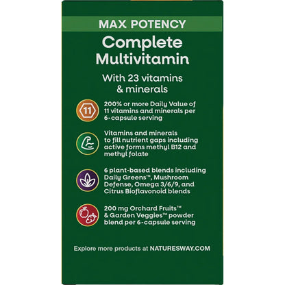 Alive! Max 6 Potency Adult Complete Multivitamin