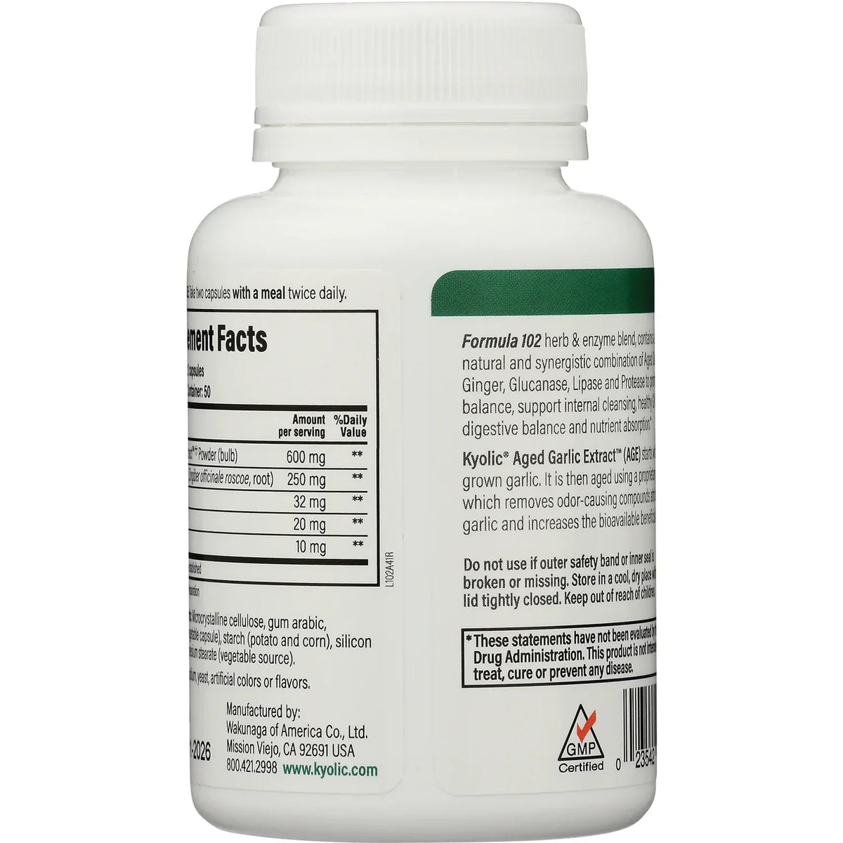 Cleanse &  Digestion Formula 102