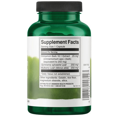 Cinnamon Gymnema Mulberry Complex - 3-in-1 Formula
