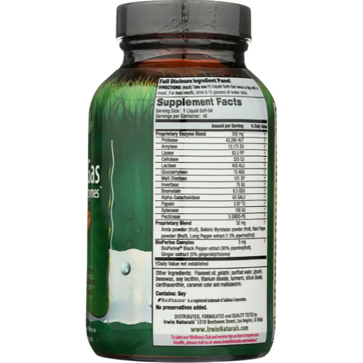 Anti-Gas Digestive Enzymes