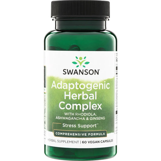 Adaptogenic Herbal Complex with Rhodiola, Ashwagandha & Ginseng