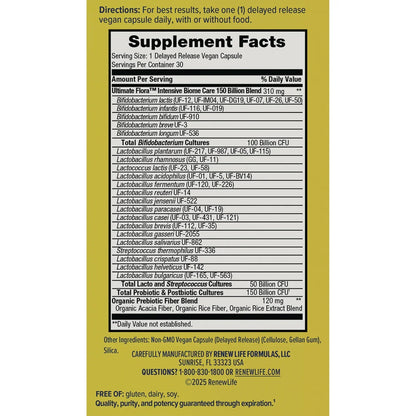Ultimate Flora Pre & Probiotic
