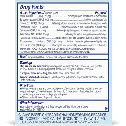 Arnicare Arthritis Meltaway Tablets - Unflavored