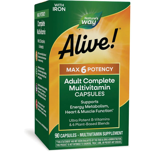 Alive! Max 6 Potency Adult Complete Multivitamin