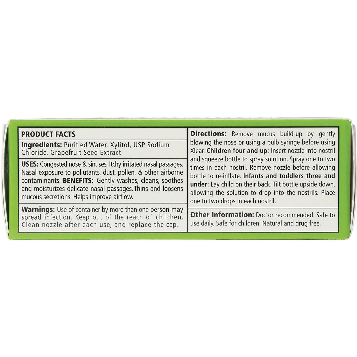 Kid's Natural Saline Nasal Spray with Xylitol