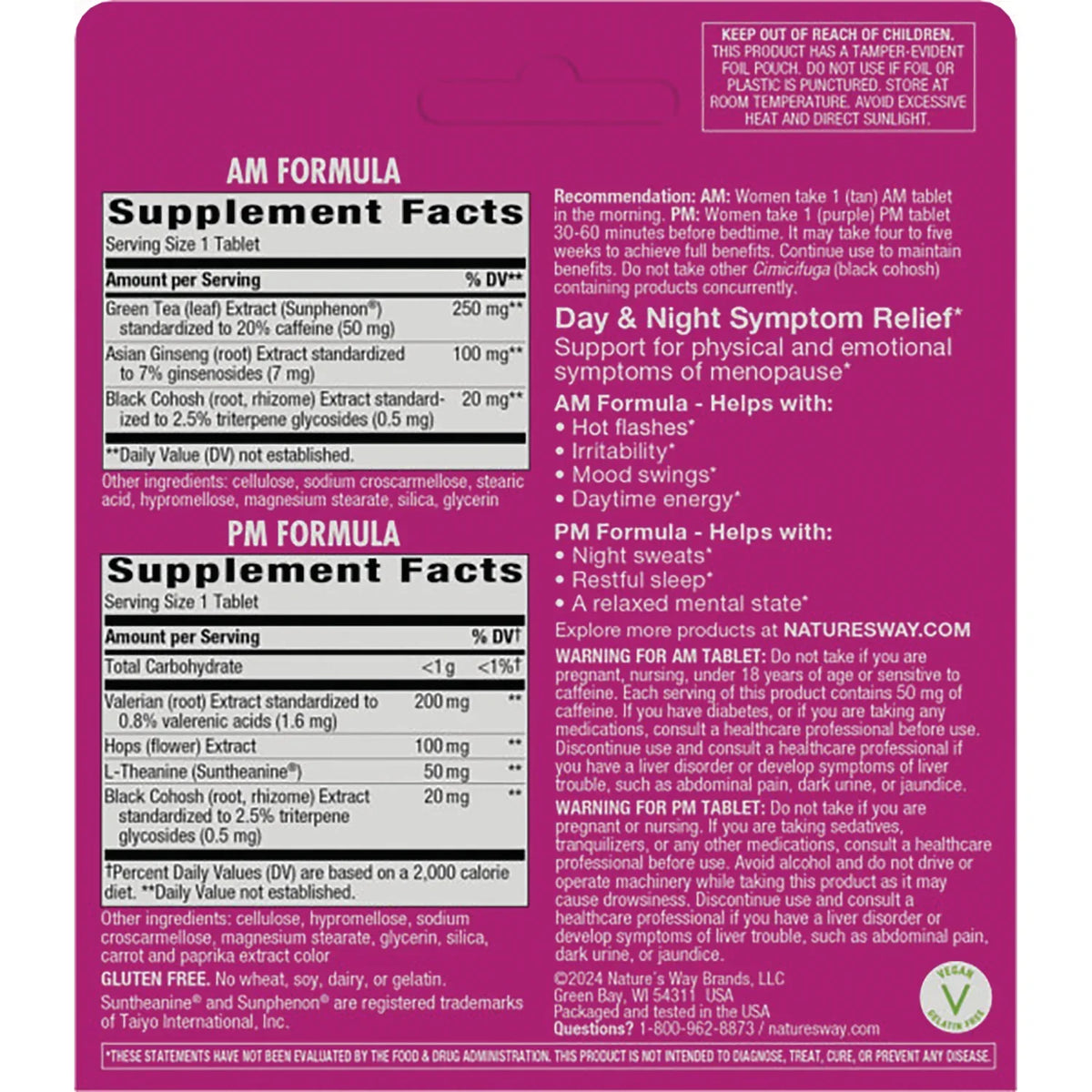 AM/PM Menopause Formula