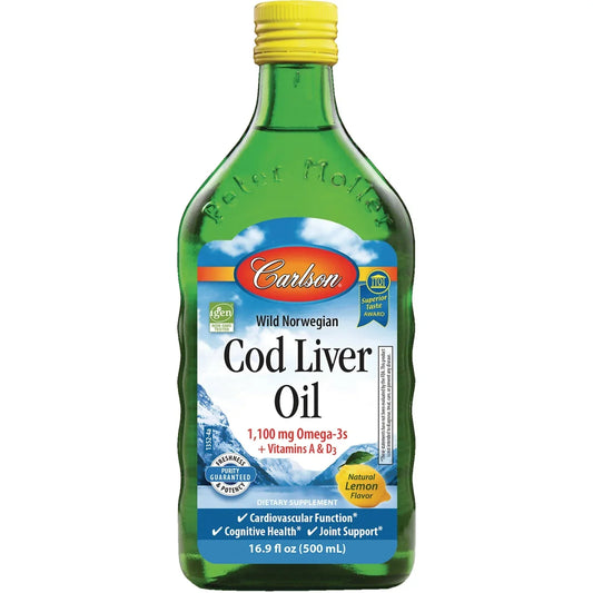 Wild Norwegian Cod Liver Oil - Lemon