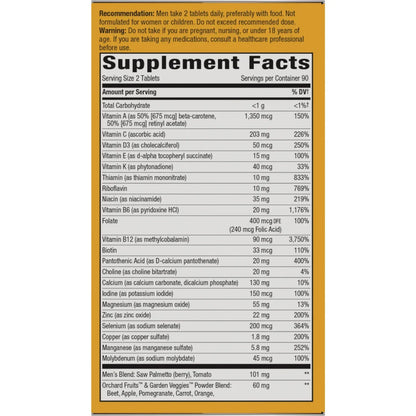 Alive! Men's 50+ Ultra Minis Multivitamin