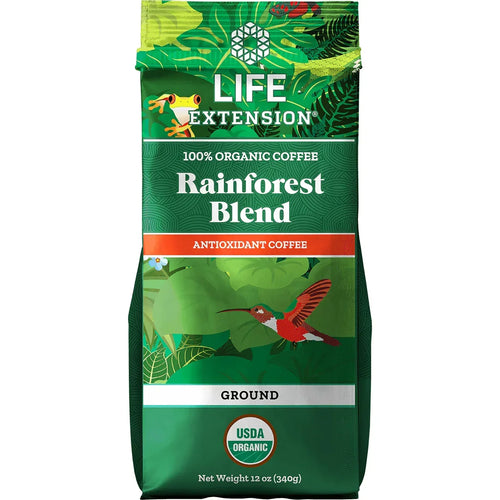 100% Organic Coffee Rainforest Blend - Ground