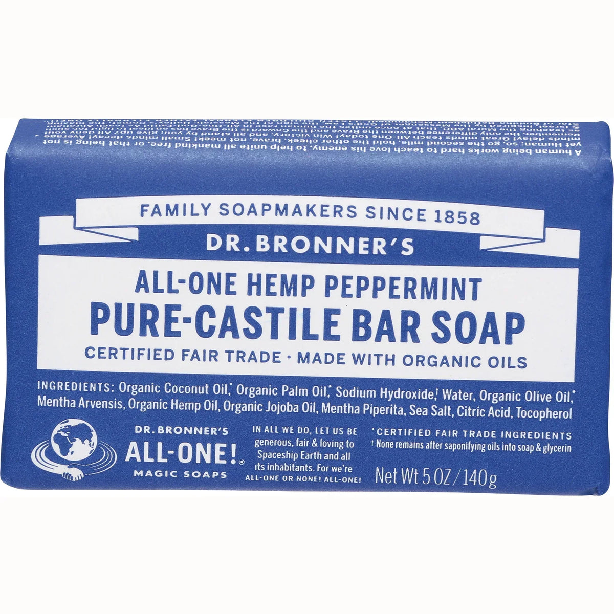 All-One Hemp Pure-Castile Bar Soap