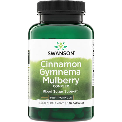 Cinnamon Gymnema Mulberry Complex - 3-in-1 Formula